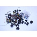 A job lot of assorted Scalextric motors and accessories