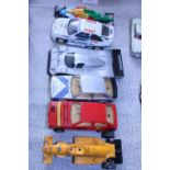A selection of vintage Scalextric slot cars