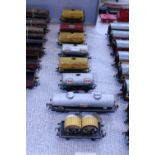 A job lot of Hornby tanker trailers