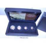 A Hatton's of London 2021 George and the Dragon 200th anniversary gold sovereign prestige set