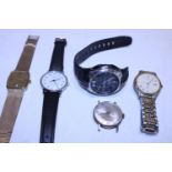 A collection of vintage watches including Rotary etc