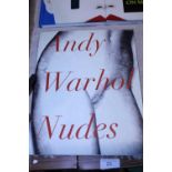 A Andy Warhol book entitled 'Nudes'