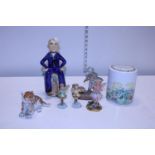 A selection of assorted ceramic figurines