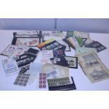 A job lot of loose stamps and first day covers etc