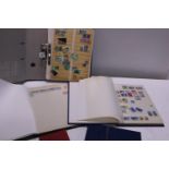 A selection of stamp albums