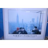 A framed Norman Parkinson print. Shipping unavailable