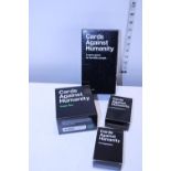 A selection of cards against humanity