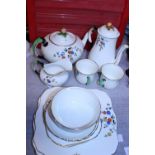 A vintage Tuscan bone china tea service