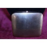 A solid 9ct gold cigarette case hallmarked for Birmingham total weight 113.43g