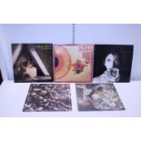 Five vintage Kate Bush LP's