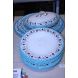 A job lot of Derby Star meat plates, tureen etc. Shipping unavailable.