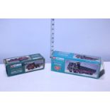 Two boxed Eddie Stobart die-cast truck models