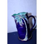 A vintage Beswick blue ground jug model no 1268