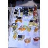 A job lot of assorted miniature perfumes