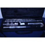 A cased Rosetti flute