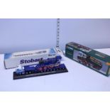 Two boxed Eddie Stobart die-cast models