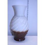 A large West German art pottery vase, 41cm tall postage unavailable