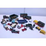 A job lot of assorted Eddie Stobart die-cast models and other