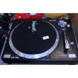A Gemini TT02 direct drive DJ turntable. postage unavailable