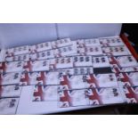 A complete set of London 2012 Gold Medal Winners First Day Cover Stamp Collection