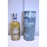 A sealed bottle of Bruichladdich 'The Organic' Islay Single Malt Scotch Whiskey 70cl