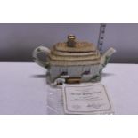 A Lennox collection 'The Irish Blessing' teapot