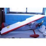 A large model aeroplane with petrol engine, shipping unavailable