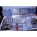 A large selection of Royal Mail mint stamp sheets