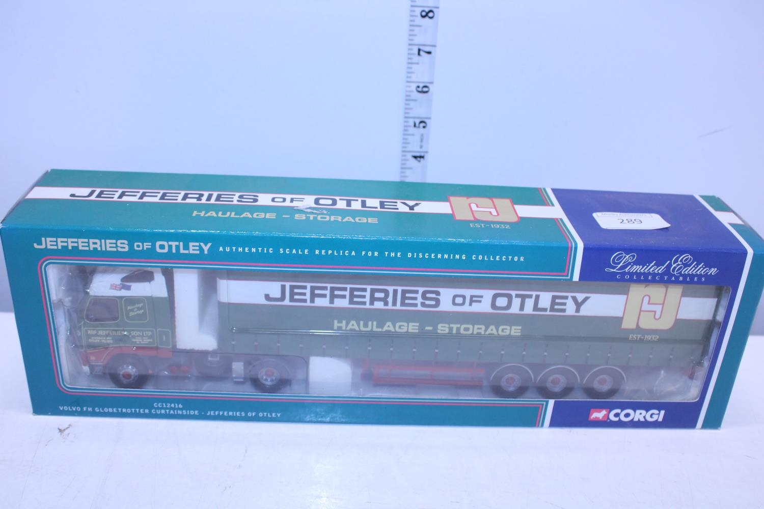 A boxed limited edition Corgi die-cast truck model