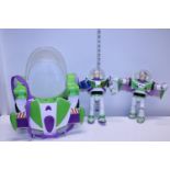 Three Toy Story Buzz Lightyear toys