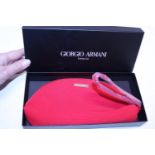 A boxed Giorgio Armani Ladies make-up bag