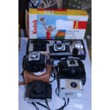 A selection of vintage camera's
