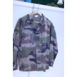 A French military camouflage jacket