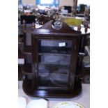 A vintage wall hanging display cabinet, shipping unavailable