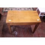 A vintage work table with storage, shipping unavailable