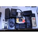 A selection of assorted vintage cameras