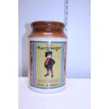 A vintage style 'Wee Macgreegor' storage jar