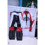 A set of Daines motorbike leathers size 56