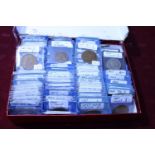 A box of 200 assorted British coins