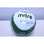 A football signed by Peter Shilton