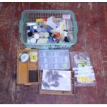 A job lot of fly fishing accessories etc