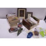 A box full of fly tying materials