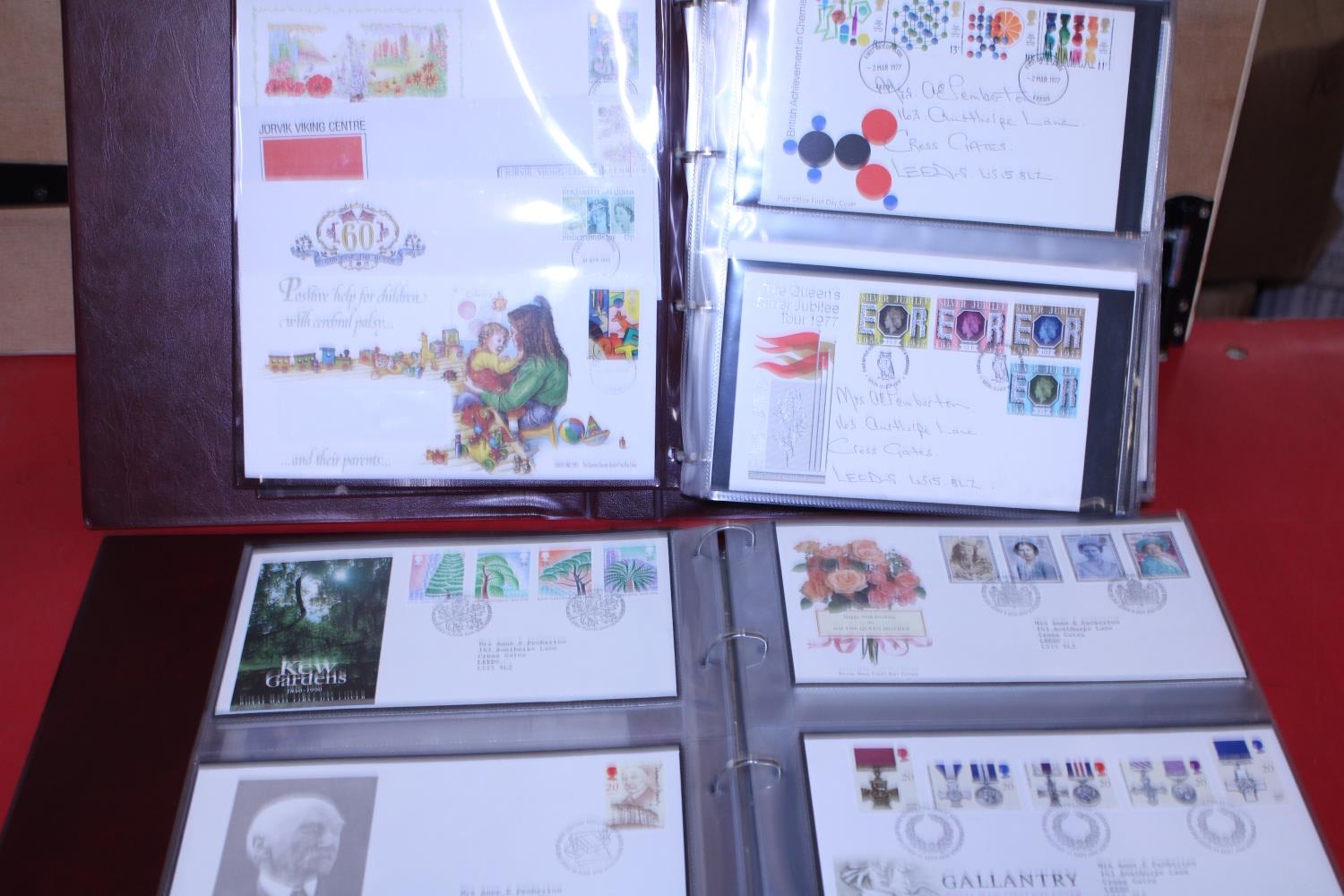 Two albums of First Day covers