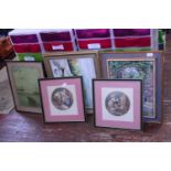 A job lot of assorted framed art work. Postage unavailable