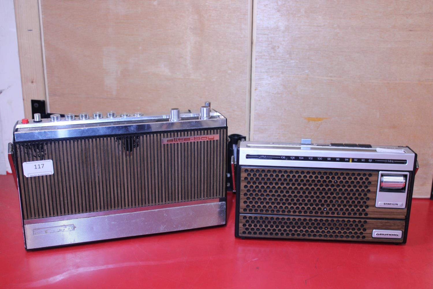 Two vintage Grundig radios (untested)