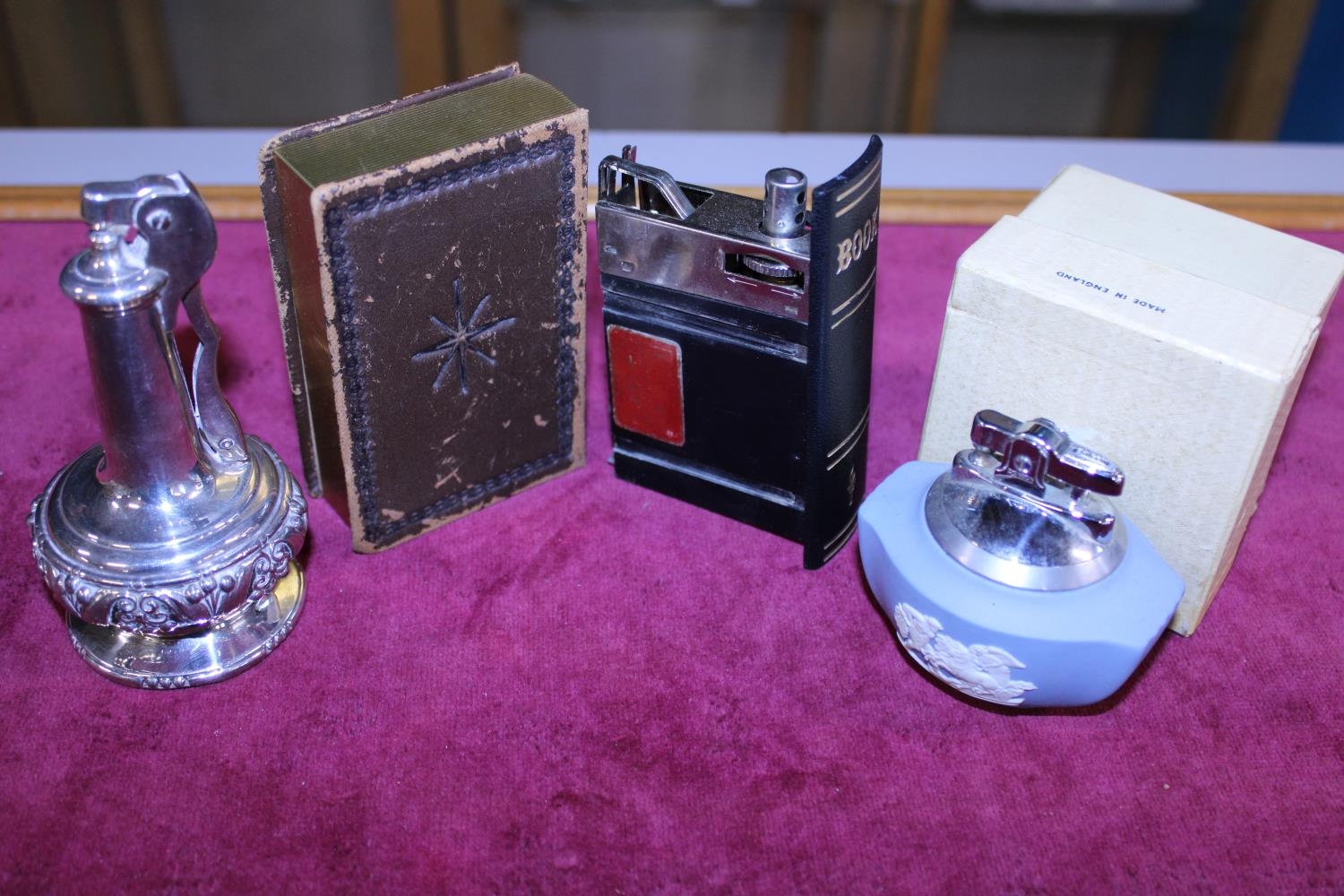 Three assorted table lighters