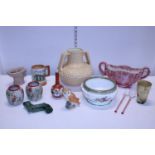 A job lot of assorted collectable ceramics. Postage unavailable