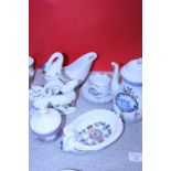 Seven pieces of Elizabeth Arden Orient Express ceramics