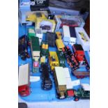 A tray of assorted die-cast models