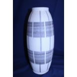 A West German art pottery vase. 34cm tall.